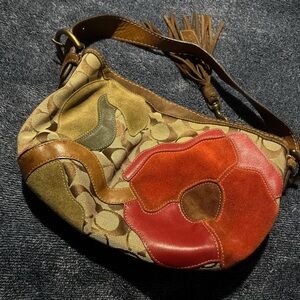 Coach Multicolor Patchwork Hobo Bag